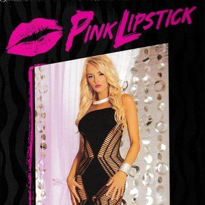 Pink Lipstick: Zig-Zag Seamless Long Black Dress